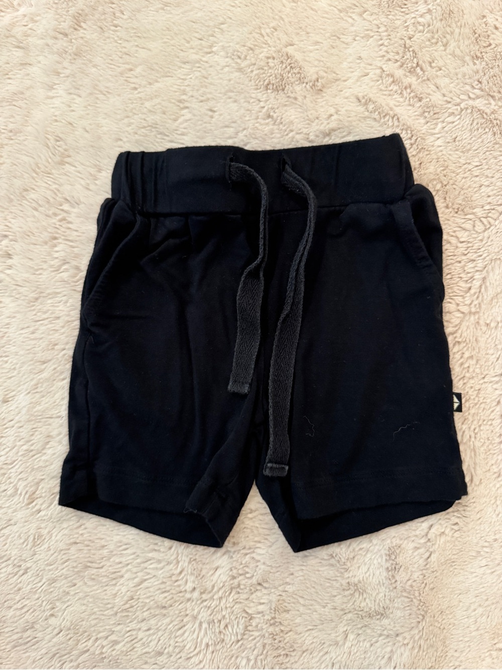 Kyte Baby Bamboo Black Shorts Size 12-18 Months